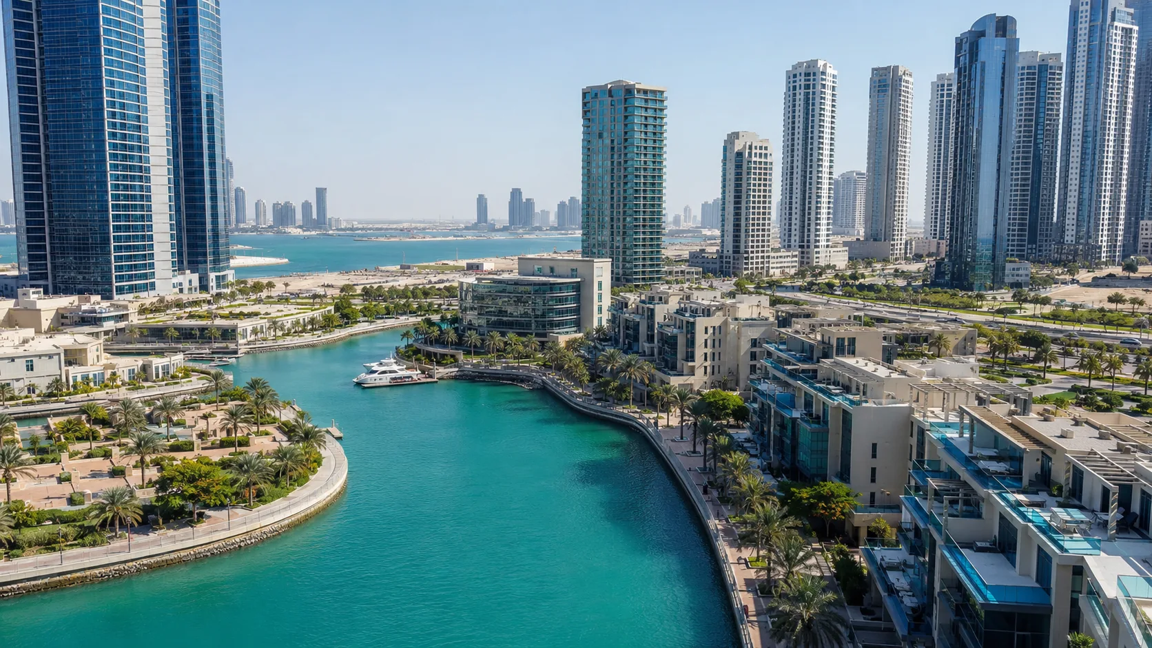 Al Reem Island Abu Dhabi high-rise residential towers