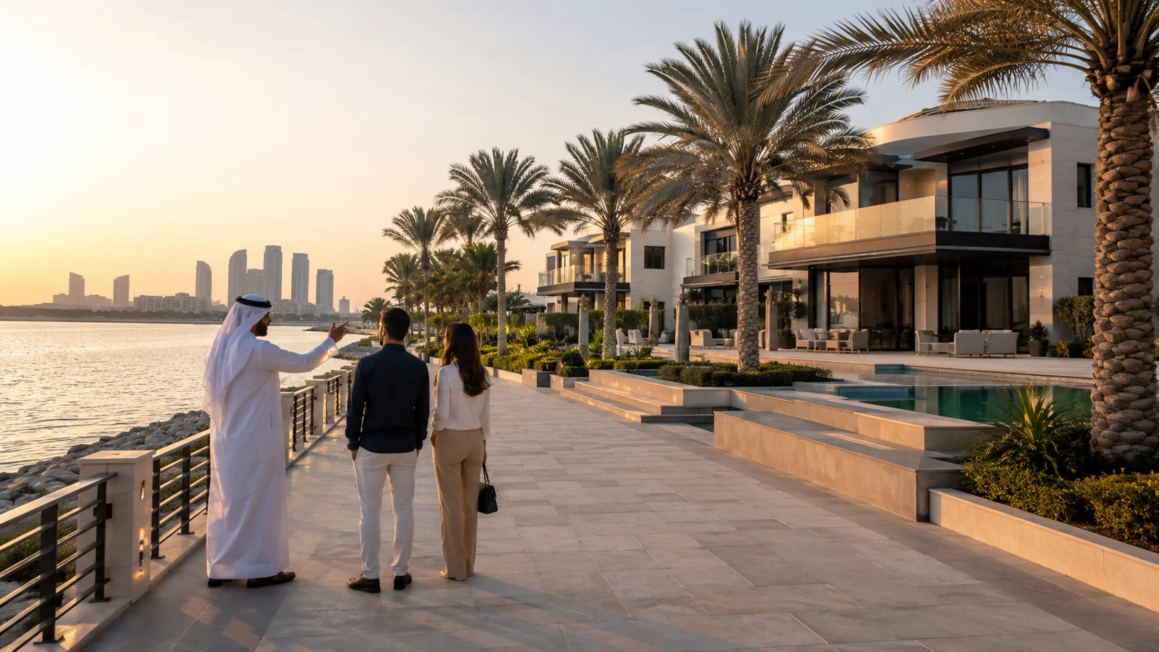 Completed luxury villa and pool, ready property Abu Dhabi - available for immediate occupation
