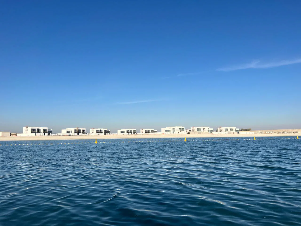 Al Jubail Island channel by day