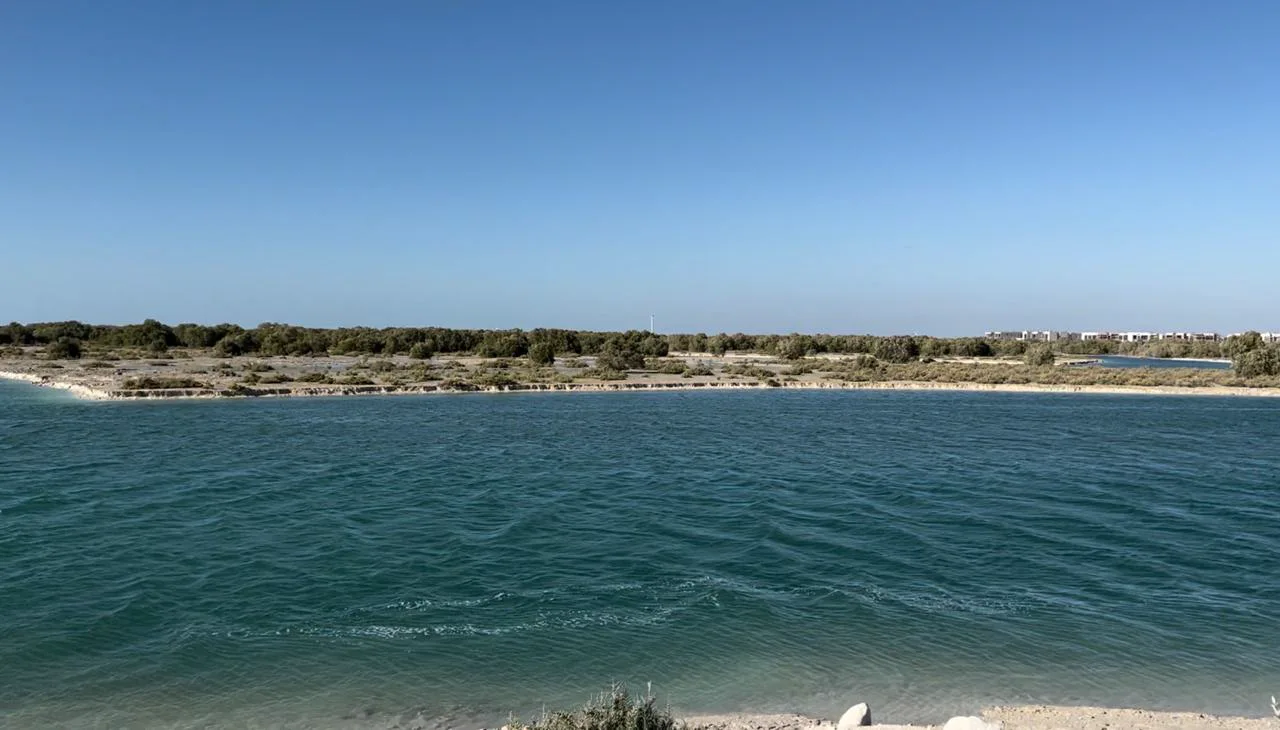 Al Jubail Island beachfront by day