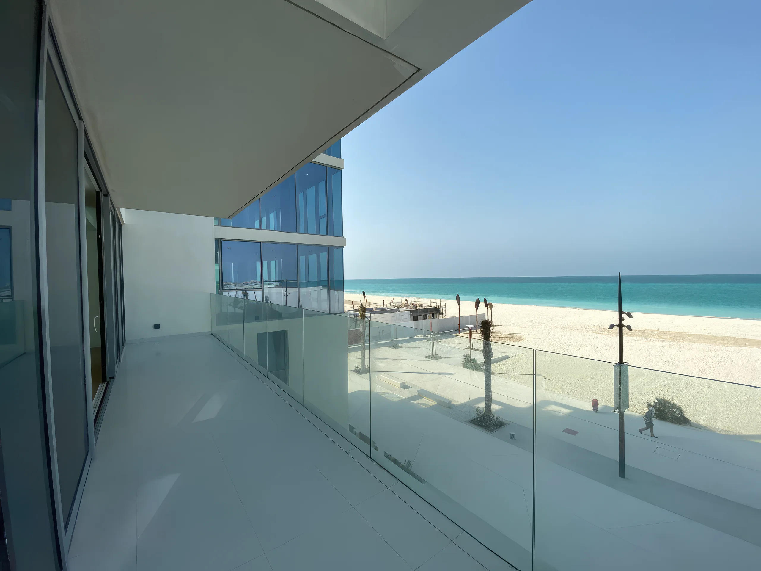 Full sea view balcony at Mamsha Al Saadiyat, Saadiyat Island Abu Dhabi